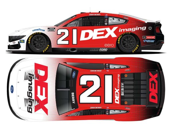 Josh Berry #21 NASCAR 2025 WBR Ford Dex Imaging 1:24