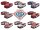 Wood Brothers Racing 75th Anniversary 8 Car Set 1:64