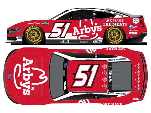 Cody Ware #51 NASCAR 2025 Arbys 1:24