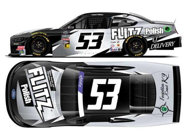 Mason Maggio #53 NASCAR 2025 Ford JGR Flitz Polish 1:24
