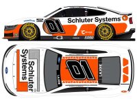 Corey Lajoie #01 NASCAR 2025 RWR Schluter-Systems White 1:24