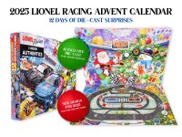 Lionel Racing Advent Kalender mit 12 1:64 Nascar Diecast