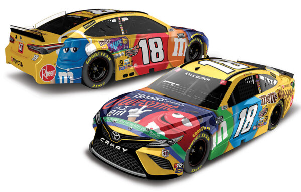 Kyle Busch #18 NASCAR 2021 JGR Toyota M&Ms Messages "Awesome"  1:64