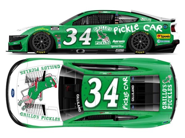 Todd Gilliland #34 NASCAR 2025 FRM Grillos Pickles 1:24