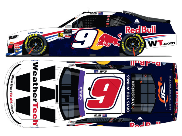 Shane Van Gisbergen #9 NASCAR 2025 Weathertech Red Bull 1:24