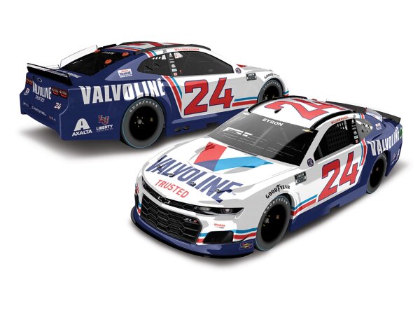 William Byron #24 NASCAR 2021 HM Chevrolet Valvoline Darlington Throwback 1:64