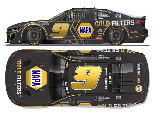 Chase Elliott #9 NASCAR 2025 HM Chevrolet NAPA Gold Filters 1:24