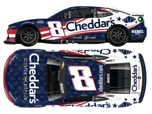 Kyle Busch #8 NASCAR 2025 RCR Cheddars Salutes 1:24