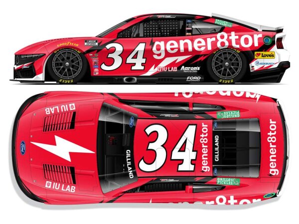 Todd Gilliland #34 NASCAR 2025 FRM Gener8tor 1:24