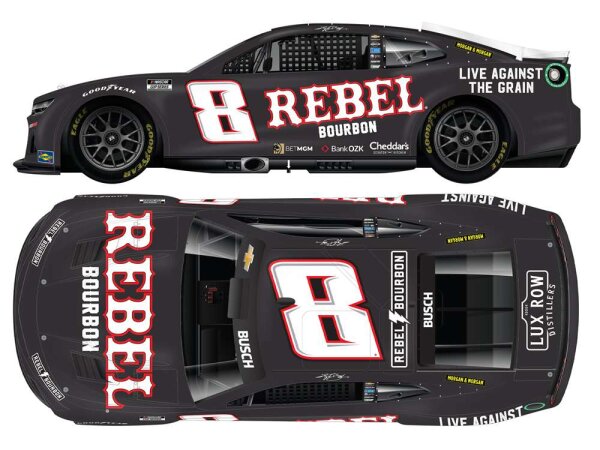Kyle Busch #8 NASCAR 2025 RCR Chevrolet Rebel Bourbon Special 1:24
