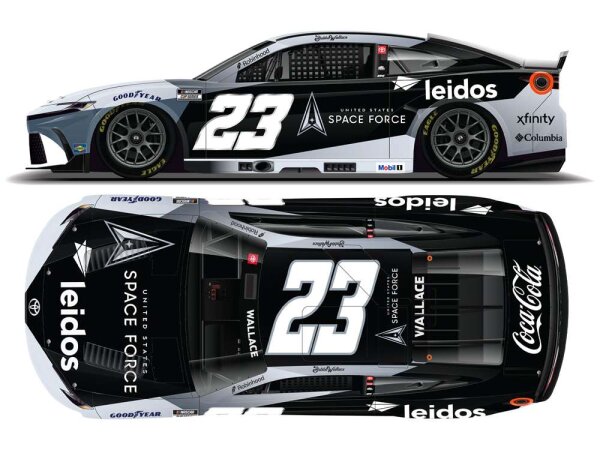 Bubba Wallace #23 NASCAR 2025 23XI Toyota United States Space Force Leidos 1:64