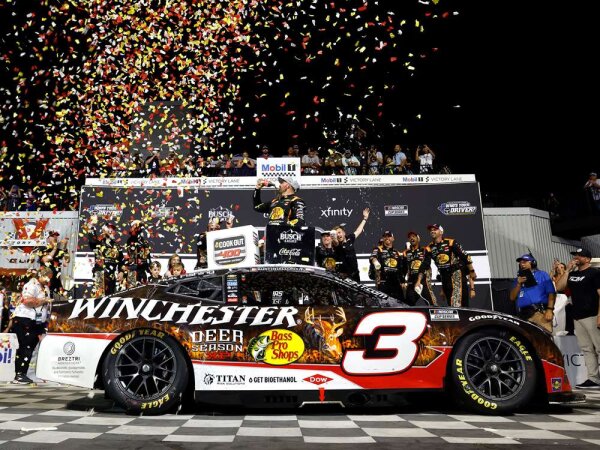 Austin Dillon #3 NASCAR 2025 RCR Chevrolet Bass Pro Shops Winchester Deer Season XP Race Win 1:24