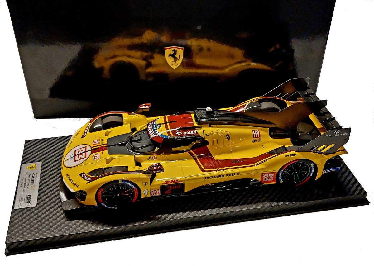 Ferrari 499 P #83 Team AF Corse WEC 1812Km Qatar 2rd Place 2025 1