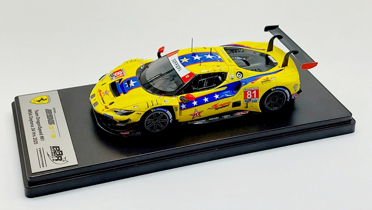 1/24° Carrera FERRARI 296 GT3 n°6 24H de Dubaï 2024