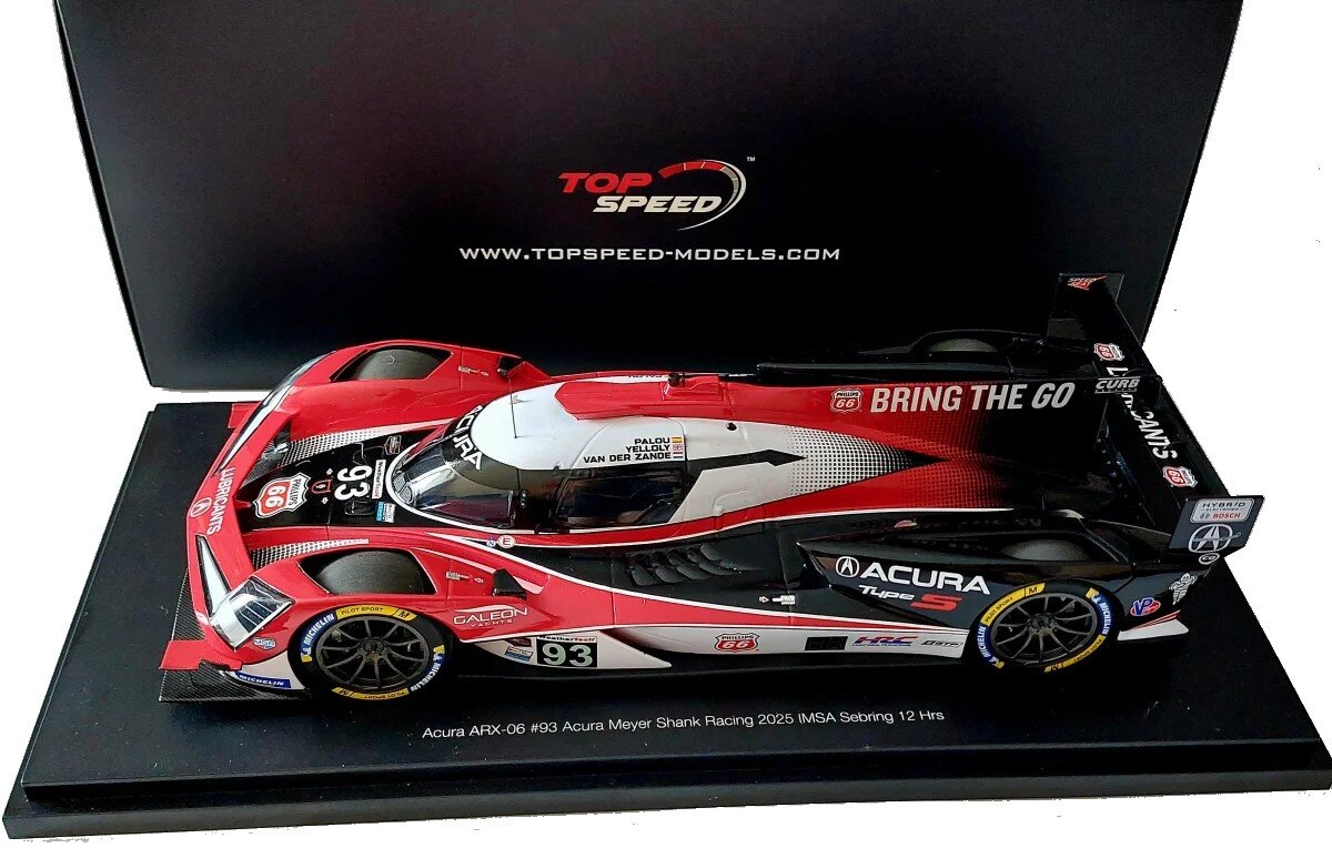 Acura ARX-06 GPT #93 Acura Meyer Shank Racing Sebring 12h 2025 1