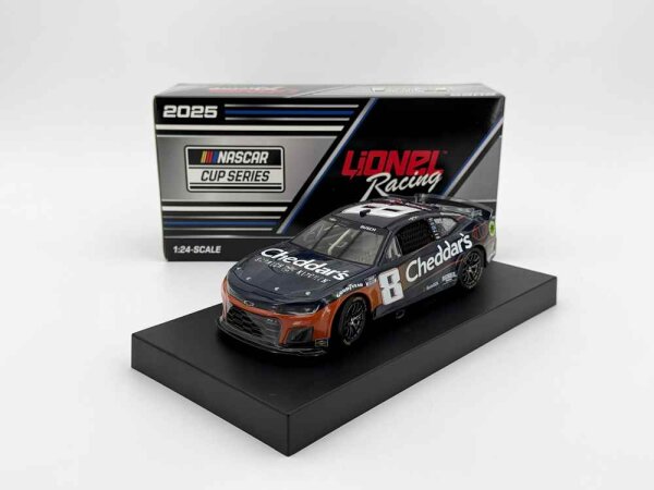 Kyle Busch #8 NASCAR 2025 RCR Chevrolet Cheddars Blue 1:24 Standard