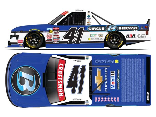 Josh Bilicki #41 NASCAR TRUCK CRAFTSMAN 2025 Circle B Diecast 1:64