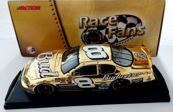 Dale Earnhardt Jr #8 NASCAR 2004 Chevrolet Monte Carlo Budweiser Gold Edition 1:24