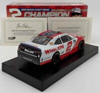 Jesse Love #2 NASCAR 2025 Chevrolet RCR Whelen Champion 1:24 Dual Autographed