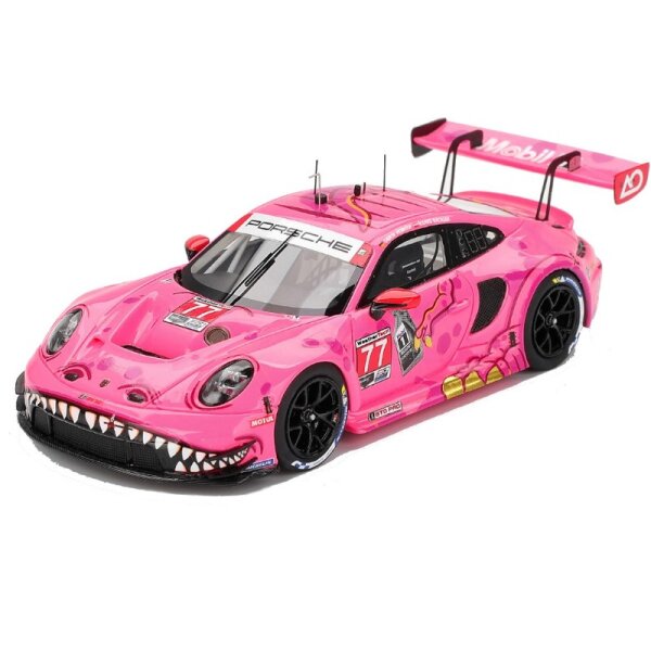 Porsche 911 (992) GT3 R #77 GTD PRO AO RACING Detroy GP 1:43