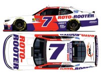 Justin Allgaier #7 NASCAR 2026 JRM Roto-Rooter 1:64