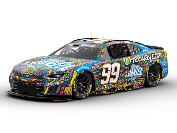 Daniel Suarez #99 NASCAR 2025 THR Chevrolet Freeway Insurance/Thank You Daniel 1:24
