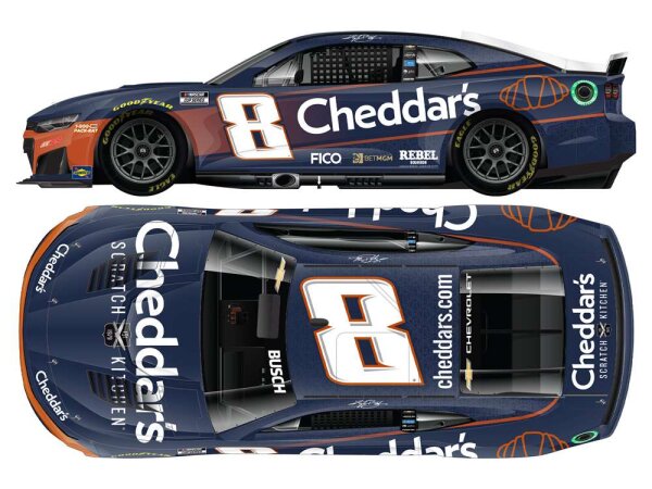 Kyle Busch #8 NASCAR 2026 RCR Chevrolet Cheddars 1:64