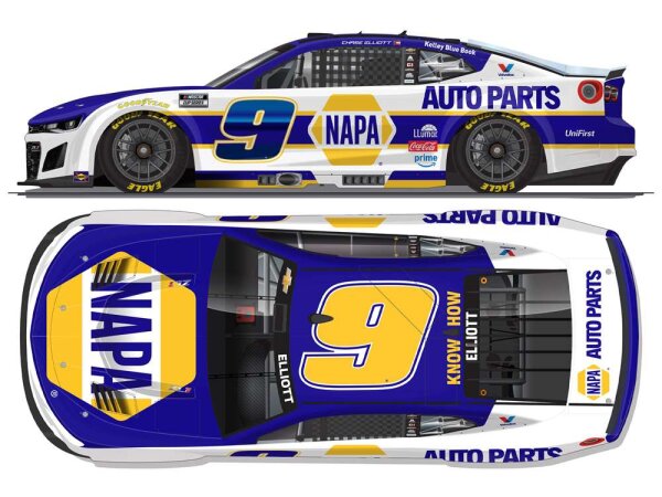 Chase Elliott #9 NASCAR 2026 HMS Chevrolet NAPA Auto Parts 1:24 Standard