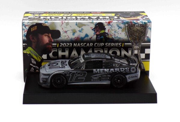 Ryan Blaney #12 NASCAR 2023 TP Ford Menards Dutch Boy Cup Series Champion Stealth 1:24