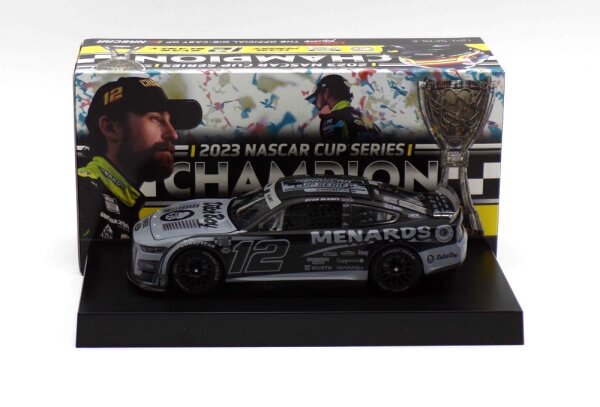 Ryan Blaney #12 NASCAR 2023 TP Ford Menards Dutch Boy Cup Series Champion Stealth 1:24 Standard
