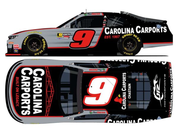 Ross Chastain #9 NASCAR 2026 JRM Carolina Carports 1:64