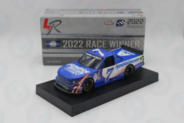 William Byron #7 NASCAR 2022 HMS HendrickCars.com Martinsville Race Win 1:24
