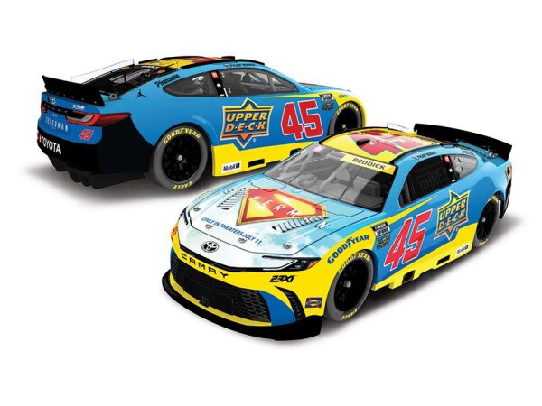 Tyler Reddick #45 NASCAR 2025 23XI Toyota Upper Deck "Superman" 1:24 Standard