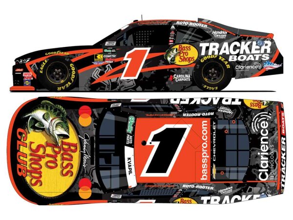 Carson Kvapil #1 NASCAR 2026 Bass Pro Shops 1:24