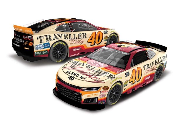 Justin Allgaier #40 NASCAR 2026 JRM Chevrolet Traveller Whiskey 1:24