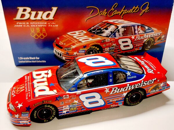 Dale Earnhardt Jr #8 NASCAR 2000 Chevrolet Monte Carlo Budweiser / U.S Olympic Team 1:24