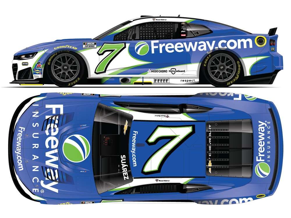 Daniel Suarez #7 NASCAR 2026 SM Chevrolet Freeway Insurance 1:24 - NA ...