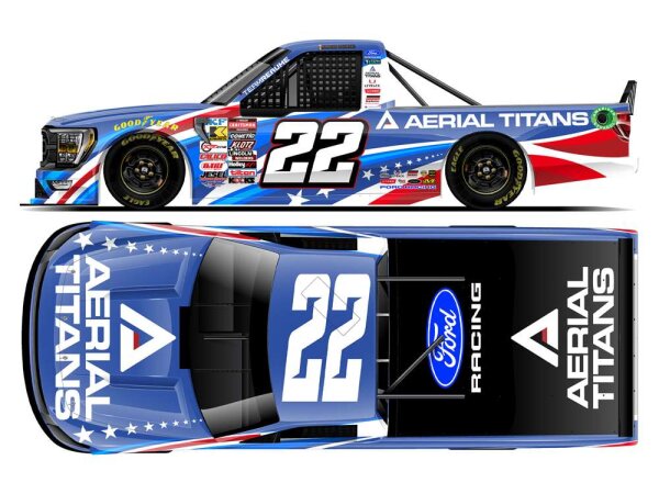 Josh Reaume #22 NASCAR TRUCK 2026 RB Aerial Titans 1:24