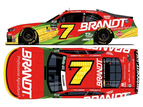 Justin Allgaier #7 NASCAR 2026 JRM Brandt 1:64