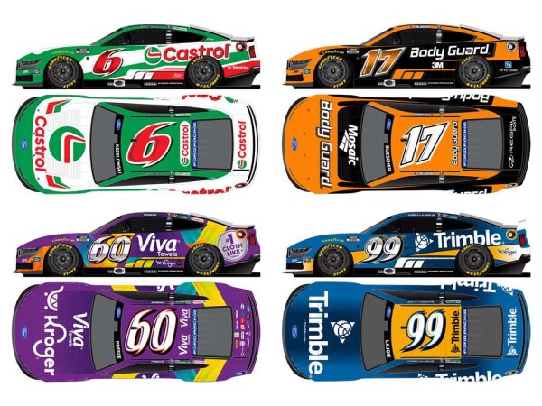 RFK 2026 NASCAR Daytona Tribute 4-Car Set 1:64