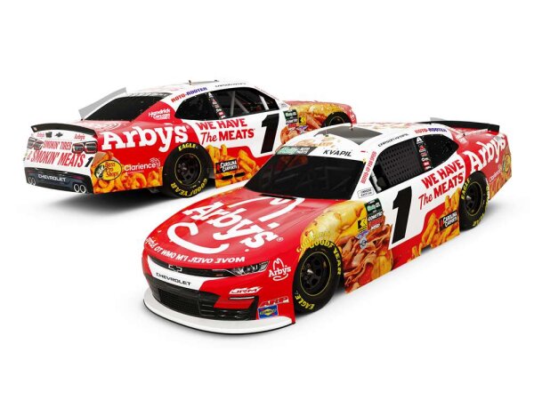 Carson Kvapil #1 NASCAR 2026 Arbys 1:24