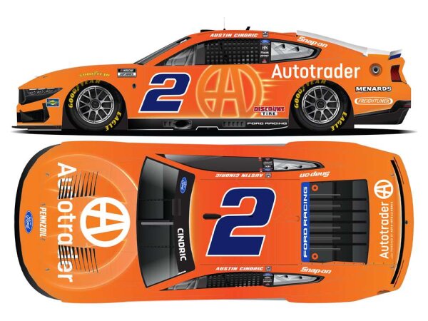 Austin Cindric #2 NASCAR 2026 TP Ford Autotrader 1:24 Autographed