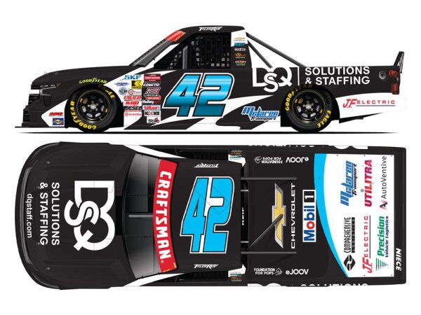 Tyler Reif #42 NASCAR 2026 NMS Chevrolet DQS Solutions & Staffing 1:24