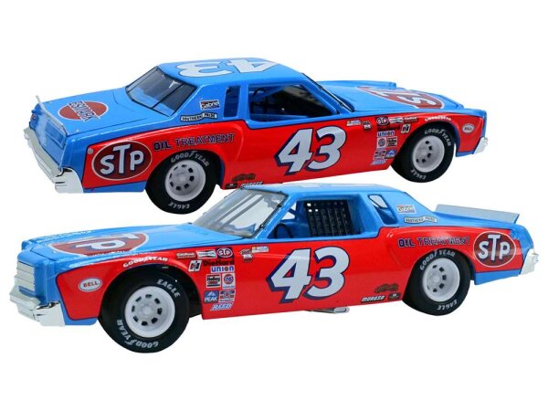 Kyle Petty #43 NASCAR 1981 STP 1981 Monte Carlo Riverside 1:24 Autographed