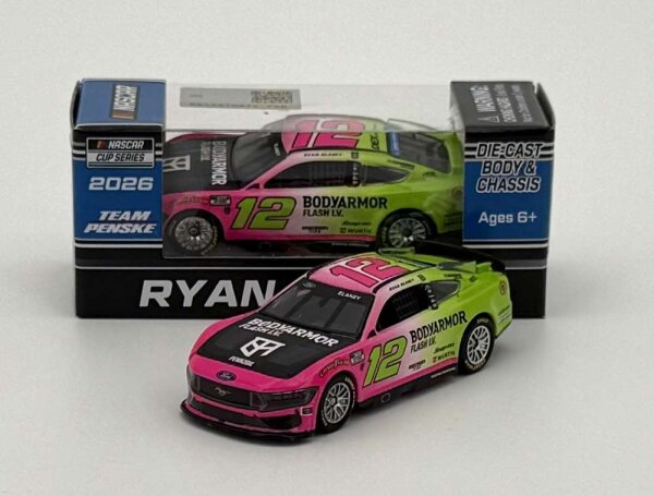 Ryan Blaney #12 NASCAR TP 2026 BodyArmor Flash I.V. 1:64