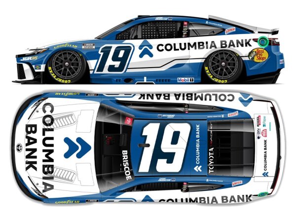 Chase Briscoe #19 NASCAR 2026 JGR Toyota Columbia Bank 1:64