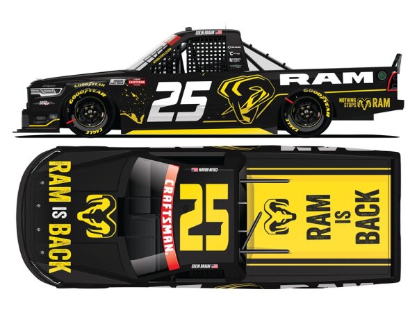 Colin Braun #25 NASCAR TRUCK 2026 RAM KR Ram is Back 1:24