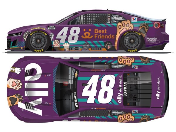 Alex Bowman #48 NASCAR 2026 HM Chevrolet Ally Best Friends 1:24
