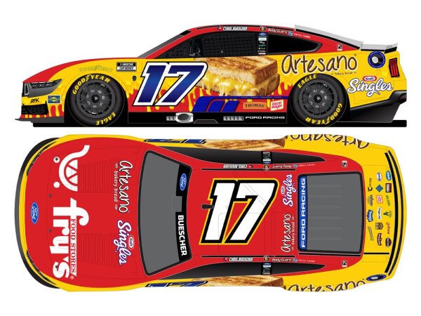 Chris Buescher #17 NASCAR 2026 RFKR Ford Frys Artesano 1:24