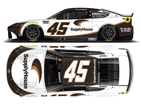 Tyler Reddick #45 NASCAR 2026 23XI Toyota Supply House 1:24
